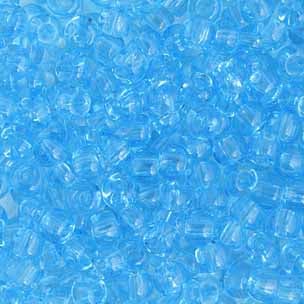 Czech Seed Beads 2/0 Transparent Blue Shades
