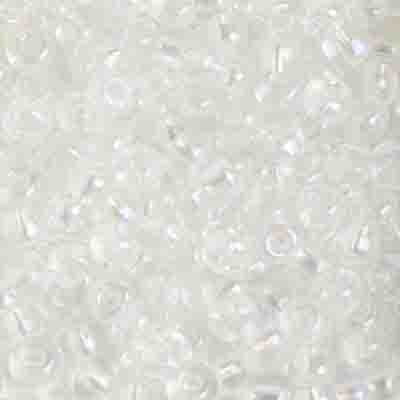Czech Seed Beads 2/0 Transparent Crystal/Grey/Multi Shades