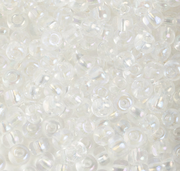 Czech Seed Beads 2/0 Transparent/Grey Shades