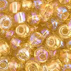 Czech Seed Beads 2/0 Transparent Brown Shades