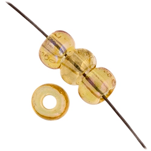 Czech Seed Beads 2/0 Transparent Brown Shades