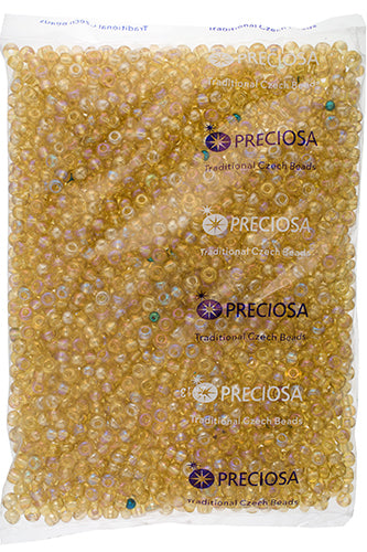 Czech Seed Beads 2/0 Transparent Brown Shades