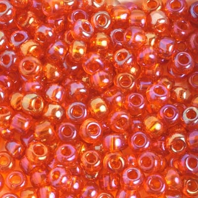 Czech Seed Beads 2/0 Transparent Yellow/Orange Shades