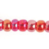 Czech Seed Beads 2/0 Transparent Orange/Red Shades
