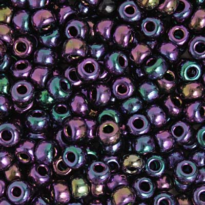 Czech Seed Beads 2/0 Opaque Purple Shades
