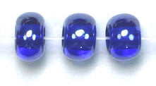 Czech Seed Beads 2/0 Transparent Blue Shades