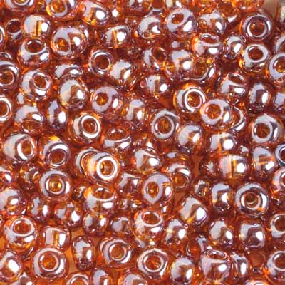 Czech Seed Beads 2/0 Transparent Brown Shades