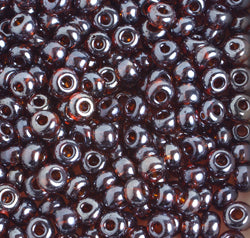 Czech Seed Beads 2/0 Transparent Brown Shades