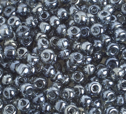 Czech Seed Beads 2/0 Transparent/Grey Shades