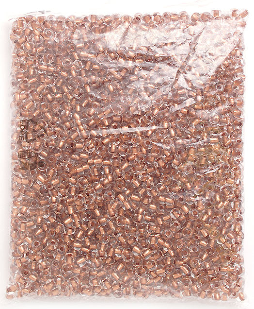 Czech Seed Beads 2/0 Color Lined Gold/Brown Shades