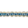 Czech Seed Beads 2/0 Color Lined Blue Shades