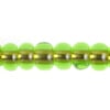 Czech Seed Beads 2/0 Color Lined Green Shades