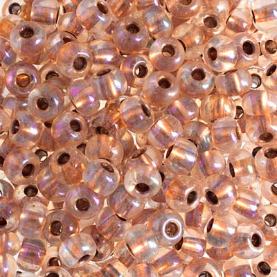 Czech Seed Beads 2/0 Color Lined Gold/Brown Shades