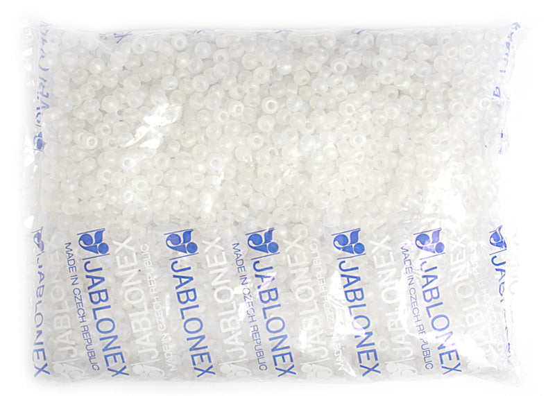 Czech Seed Beads 2/0 Transparent/Grey Shades