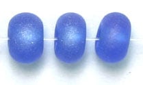 Czech Seed Beads 2/0 Transparent Blue Shades