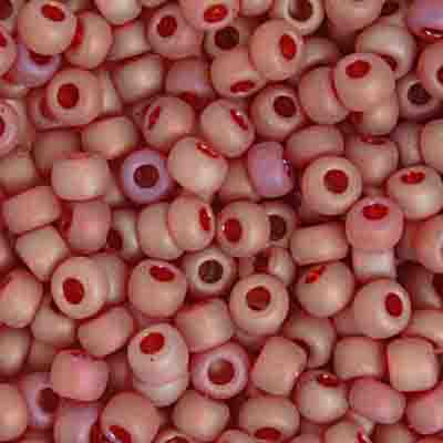 Czech Seed Beads 2/0 Transparent Orange/Red Shades