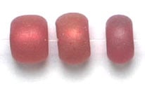 Czech Seed Beads 2/0 Transparent Orange/Red Shades