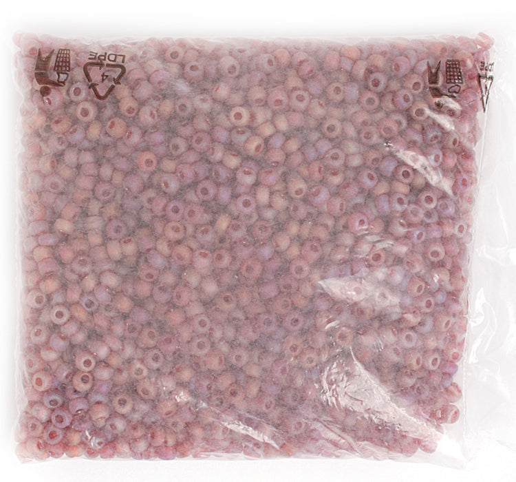 Czech Seed Beads 2/0 Transparent Orange/Red Shades