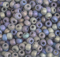 Czech Seed Beads 2/0 Transparent/Grey Shades