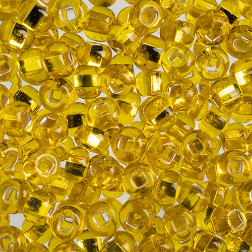 Czech Seed Beads 2/0 Color Lined Yellow/Orange Shades