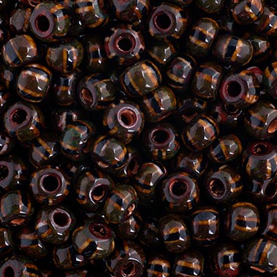 Czech Seed Beads 2/0 Opaque Brown Shades