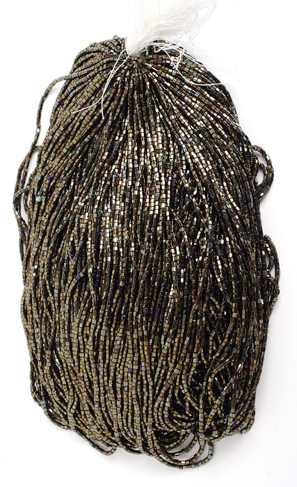 Czech Seed Beads 10/0 2-cut Opaque Strung