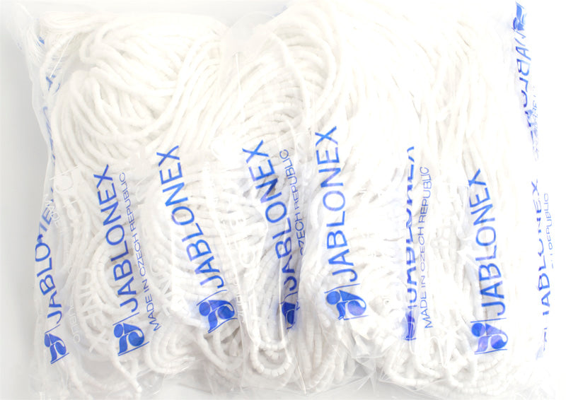 Czech Seed Beads 10/0 2-cut Opaque Strung