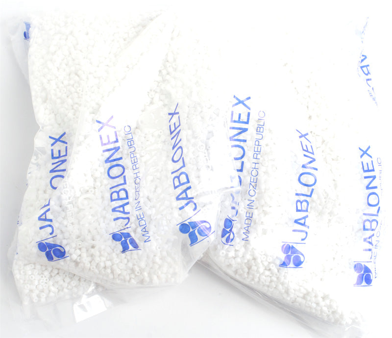 Czech Seed Beads 10/0 2-cut Opaque 