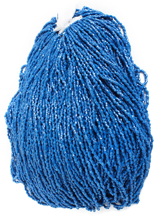 Czech Seed Beads 10/0 2-cut Opaque Strung