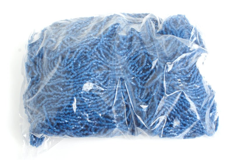 Czech Seed Beads 10/0 2-cut Opaque Strung