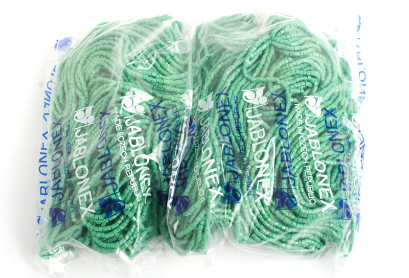 Czech Seed Beads 10/0 2-cut Opaque Strung