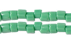 Czech Seed Beads 10/0 2-cut Opaque Strung