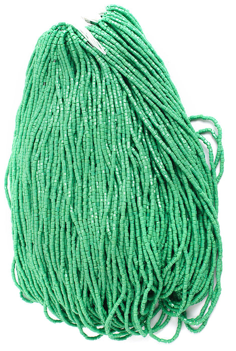 Czech Seed Beads 10/0 2-cut Opaque Strung