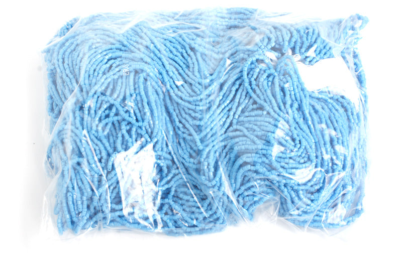 Czech Seed Beads 10/0 2-cut Opaque Strung