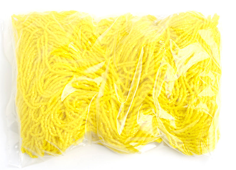 Czech Seed Beads 10/0 2-cut Opaque Strung