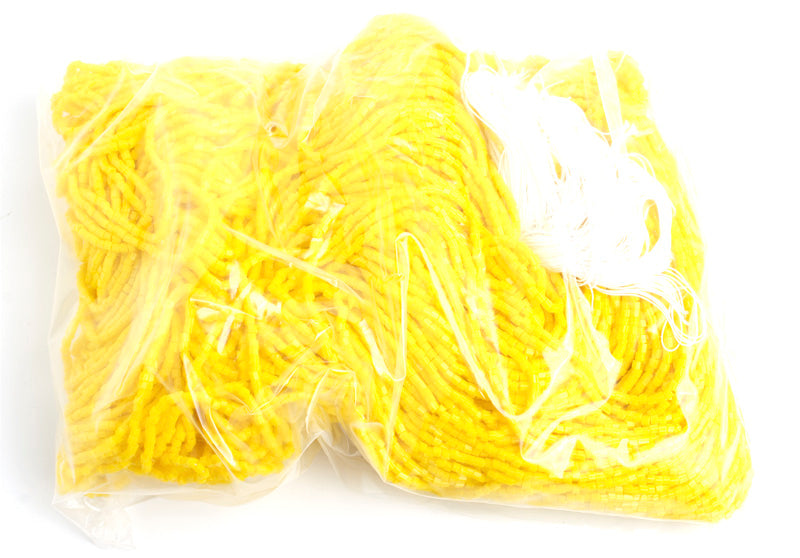 Czech Seed Beads 10/0 2-cut Opaque Strung