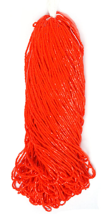 Czech Seed Beads 10/0 2-cut Opaque Strung