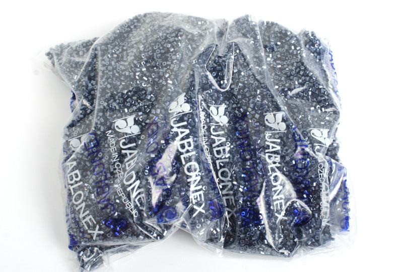 Czech Seed Beads 10/0 2-cut Metallic