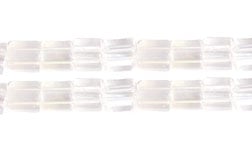 Czech Seed Beads 10/0 2-cut Transparent Aurora Borealis Strung