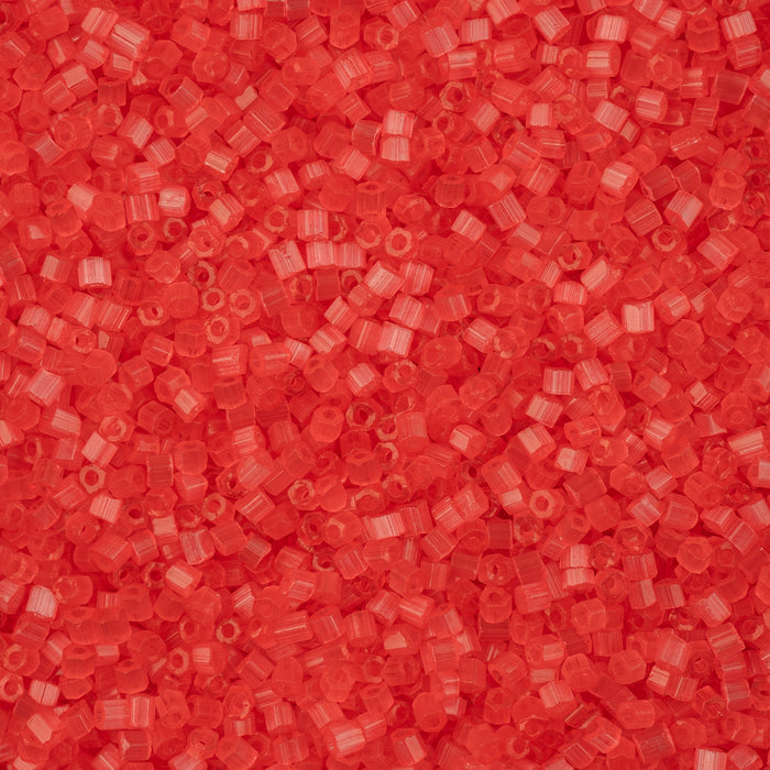 Czech Seed Bead 10/0 2cut Approx 12 grams Vial Satin Solgel