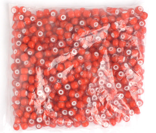 Czech Glass Beads 33/0 White Heart