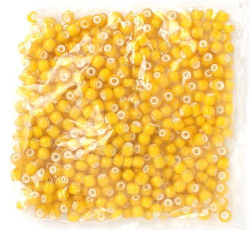 Czech Glass Beads 33/0 White Heart