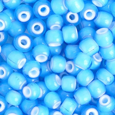 Czech Glass Beads 33/0 White Heart