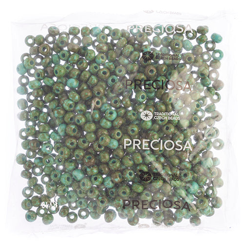 Czech Seed Beads 32/0 Opaque Travertine