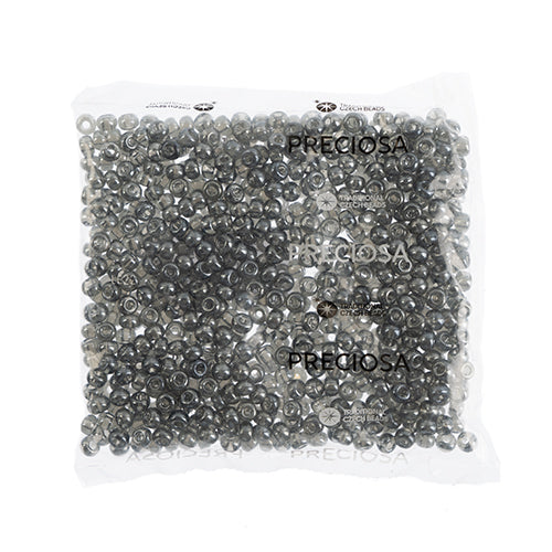 Czech Seed Beads 32/0 Transparent Sfinx Grey