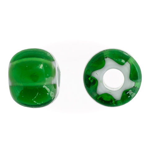 Czech Seed Beads 32/0 Cornelian White Star