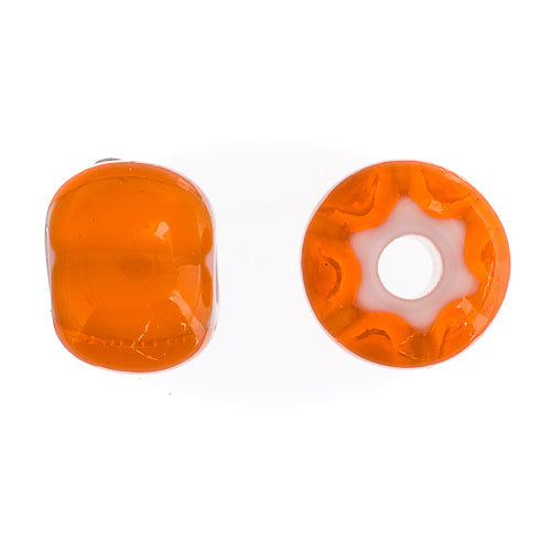 Czech Seed Beads 32/0 Cornelian White Star