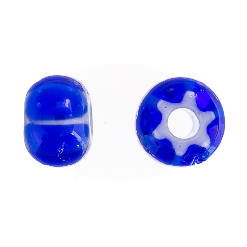 Czech Seed Beads 32/0 Cornelian White Star