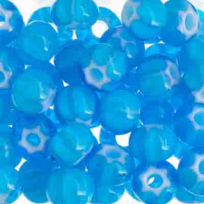 Czech Seed Beads 32/0 Cornelian White Star