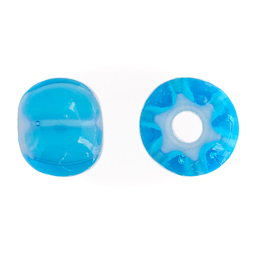 Czech Seed Beads 32/0 Cornelian White Star